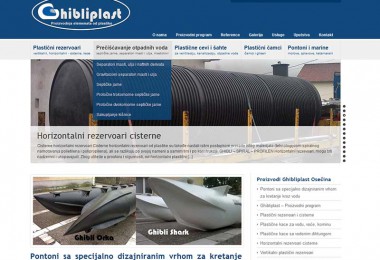 Optimizacija sajta i izrada sajta Ghibliplast