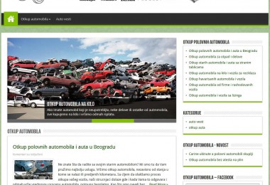 Optimizacija sajta i izrada – otkup automobila